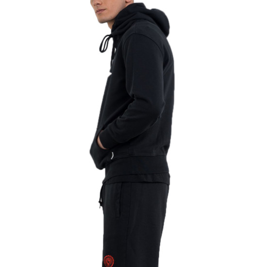 Franklin Marshall Ανδρικό φούτερ Cotton Diagonal Fleece Sweatshirt